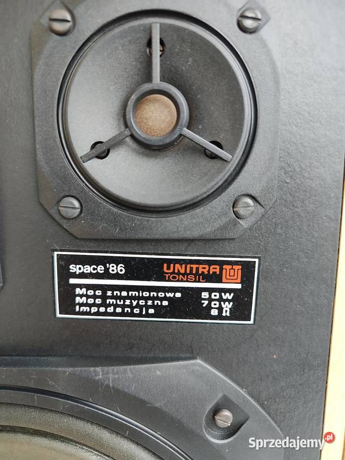 UNITRA Tonsil głośnik Space 86 50 W 2 Olecko sprzedam