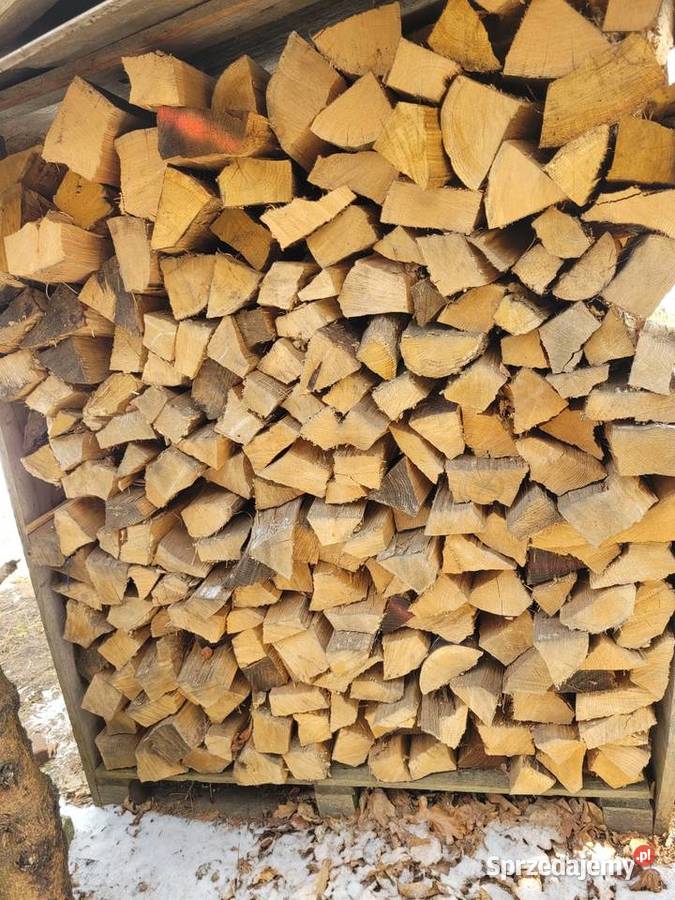 Drewno kominkowe buk dąb olcha okorowana Dąbrowa Górnicza