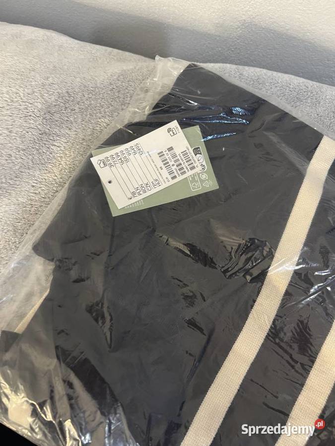 Sweter golf w paski granatowy kremowy nowy podkarpackie Jasło