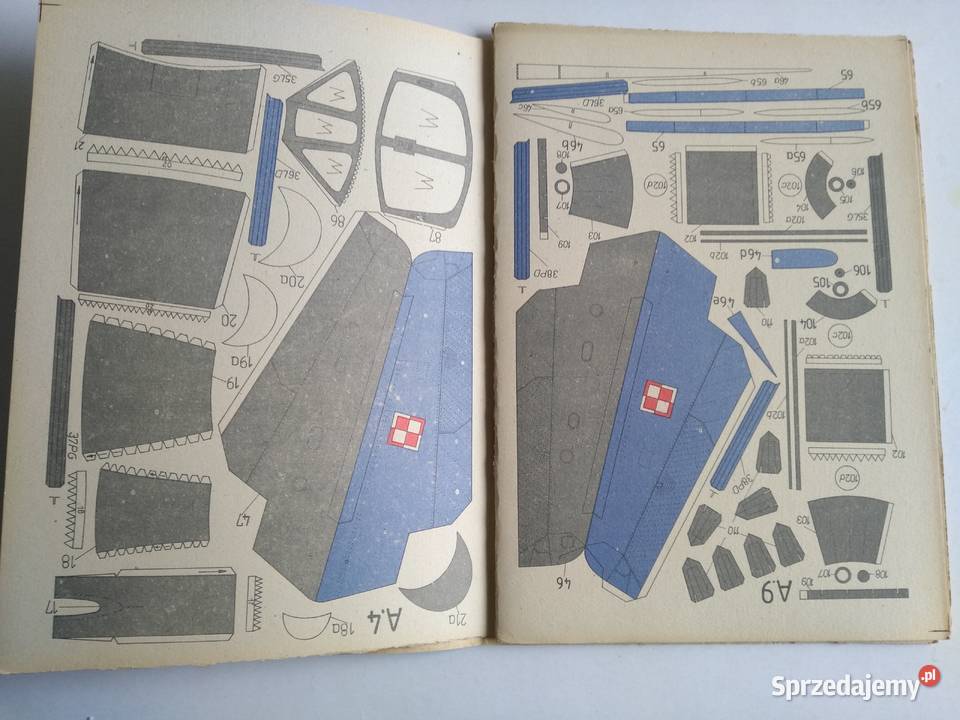 Mały Modelarz 121990 Samolot myśliwskobombowy śląskie Dąbrowa Górnicza