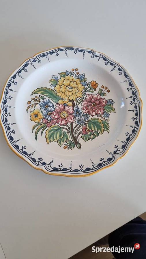 Talerz Dekoracyjny Ręcznie Malowany Wola Podłężna sprzedam