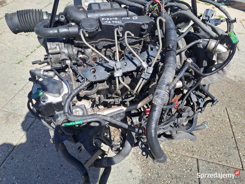 Ford Fiesta MK VII 16 TDCi silnik kompletny kod Jastrzębie-Zdrój