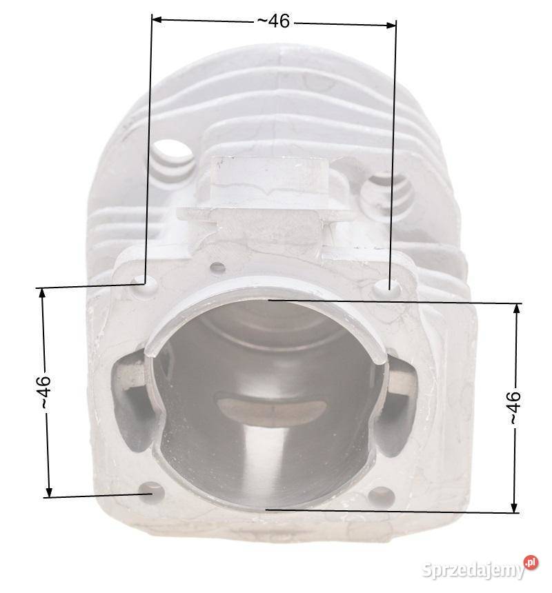 Cylinder Husqvarna 55 46mm kpl METEOR VA341 Opalenica