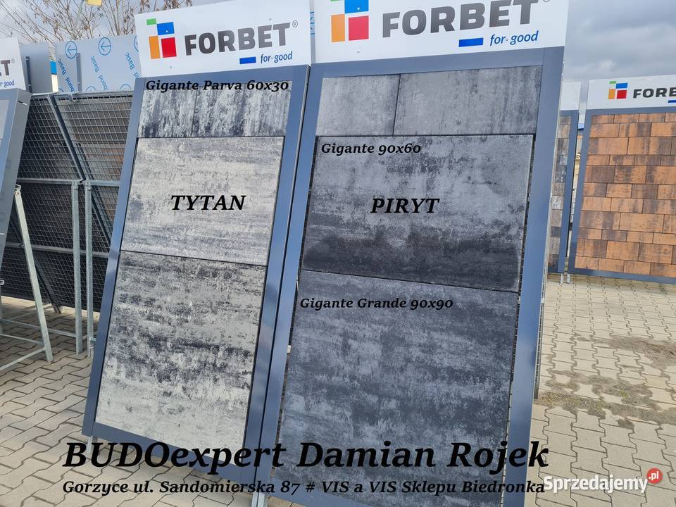 Nowoczesna płyta tarasowa XL Forbet Gigante Gorzyce