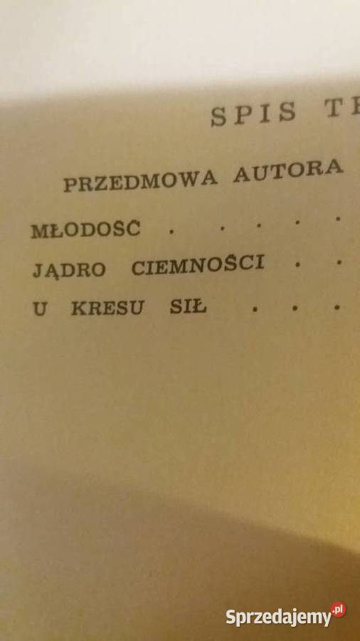 Młodość i inne opowiadania Conrad książki Warszawa