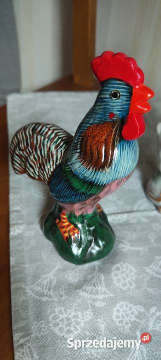 Chłopiec z Gąskami Figurka i Parka Kogut Kurka Kielce sprzedam