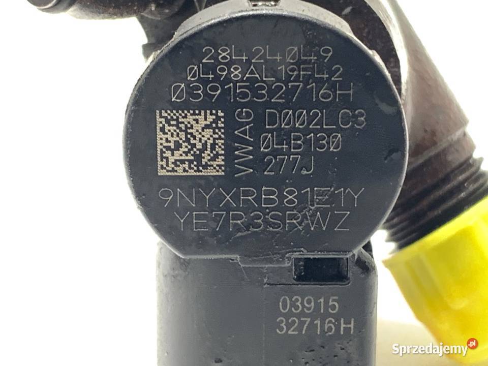 WTRYSKIWACZE KOMPLET SKODA FABIA III 04B130277J Motoryzacja podkarpackie sprzedam