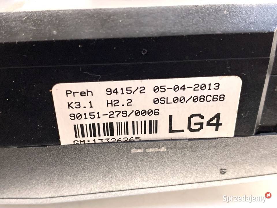 PANEL STEROWANIA NAWIEWU OPEL CORSA D 13326265 osobowe