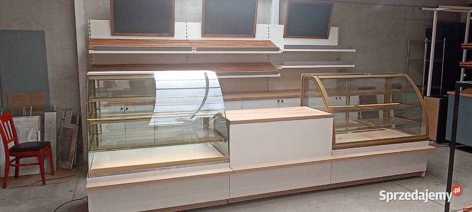 Okazja witryna chłodnicza cukiernicza regał Sklep