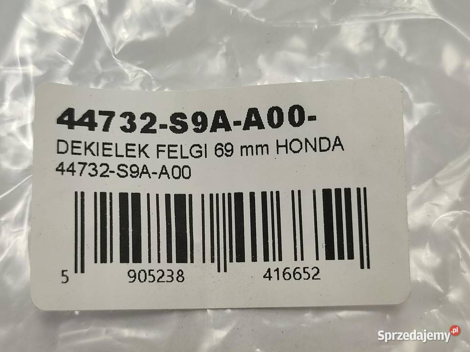 DEKIELEK FELGI 69mm 66mm HONDA 44732S9AA00