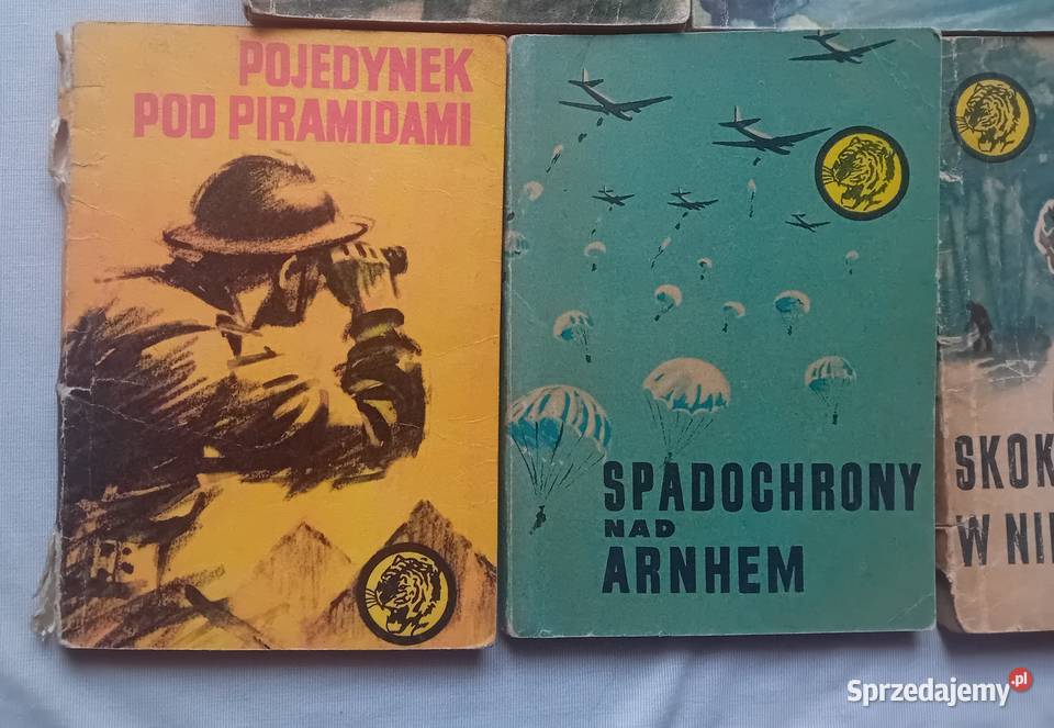 Zestaw 10 książeczek z serii Żółty Tygrys Lata Koźminek sprzedam