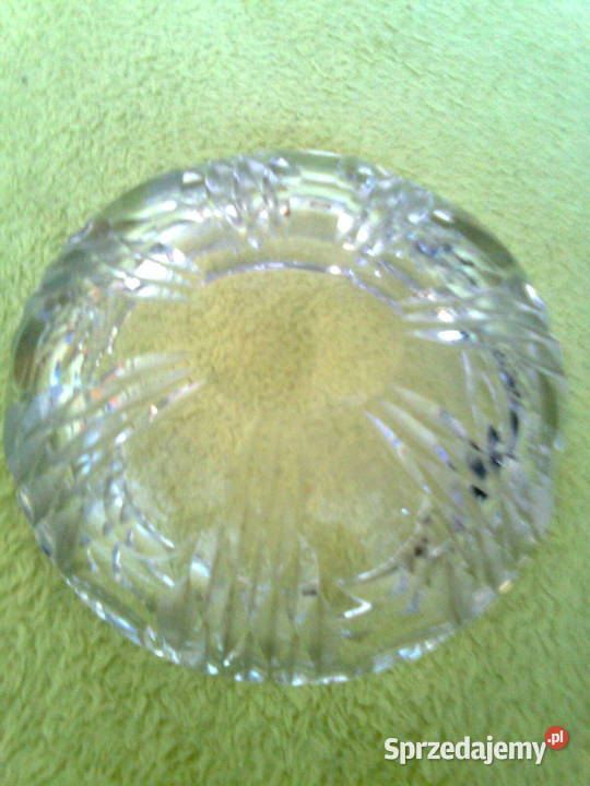 Popielniczka kryształowa łódzkie