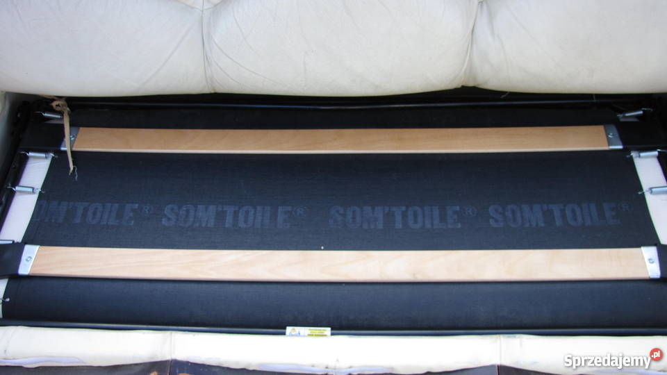 Stylowa rozkładana skórzana sofa francuska firma Warszawa