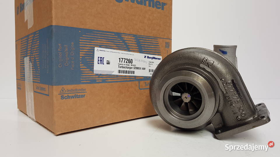 Nowa turbosprężarka SCHWITZER 177260 173217 Siedlce sprzedam