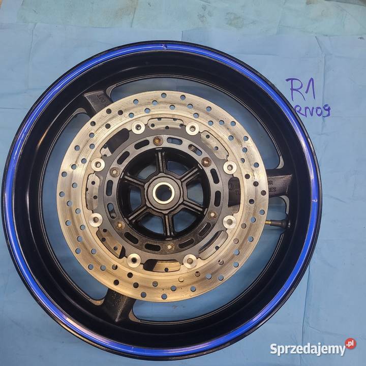 Yamaha R1 RN09 0203 felga przód tarcz tarcze Nowy Tomyśl