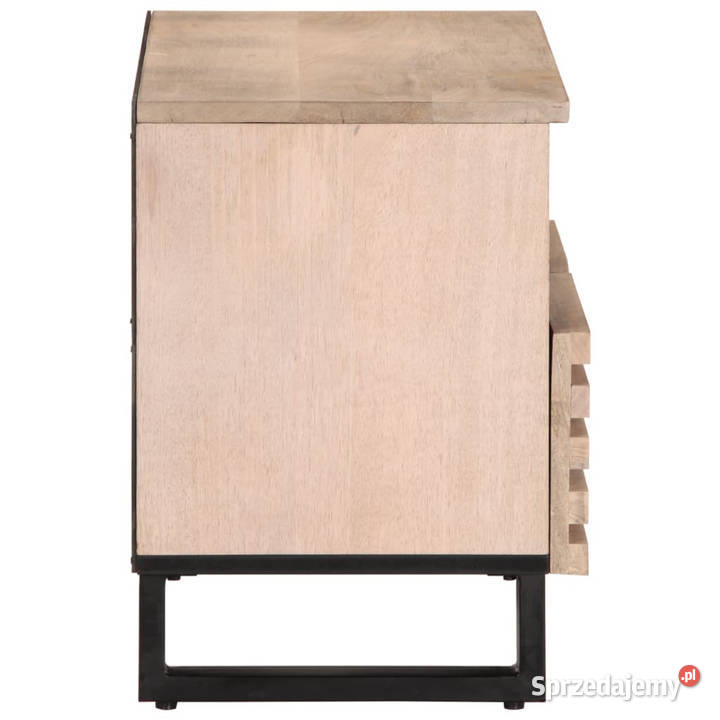 Szafka pod telewizor biała 70x34x46 lite drewno Pozostałe Warszawa