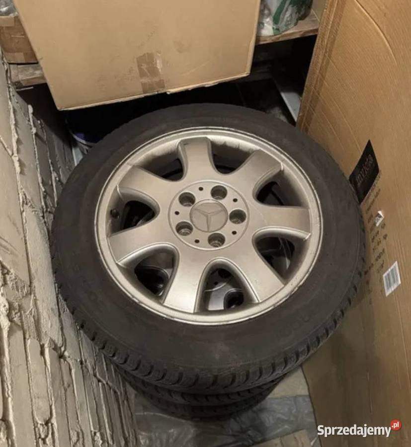 Koła mercedes 16 2055516r opony zimowe nokian Koła Warszawa sprzedam