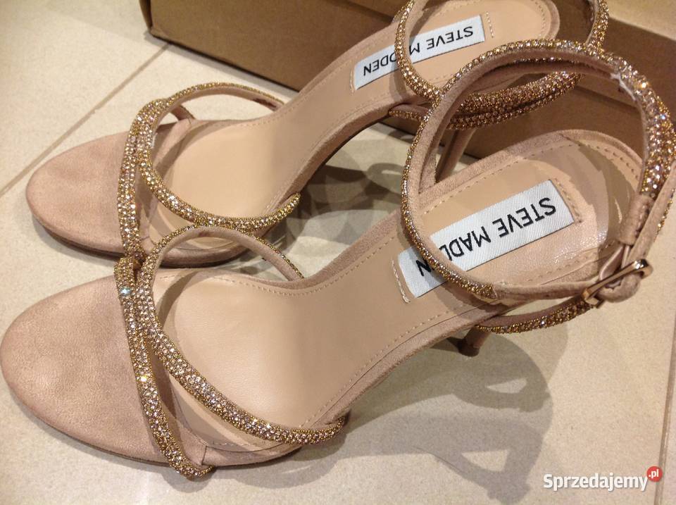 Sandałki na Obcasie STEVE MADDEN 37 j Nowe Sandały i klapki