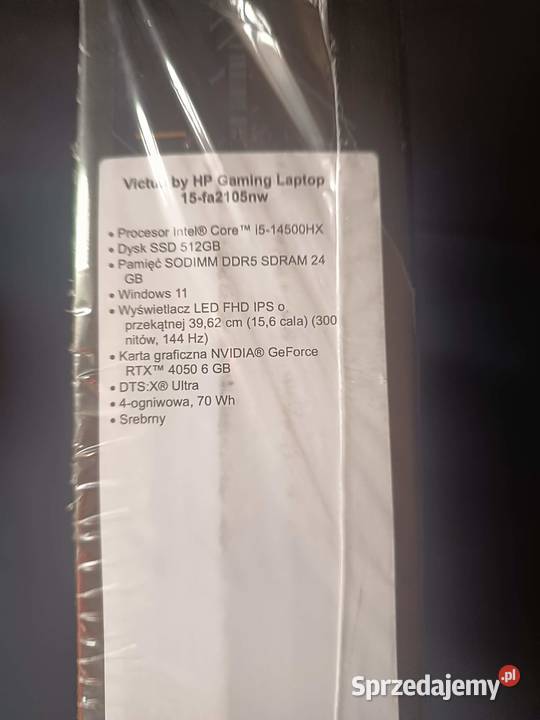 Nowy laptop HP victus HP/Compaq