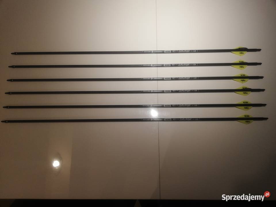 mocna Strzała karbonowa Skylon Spin 350 400 łuk Sporty strzeleckie i myślistwo