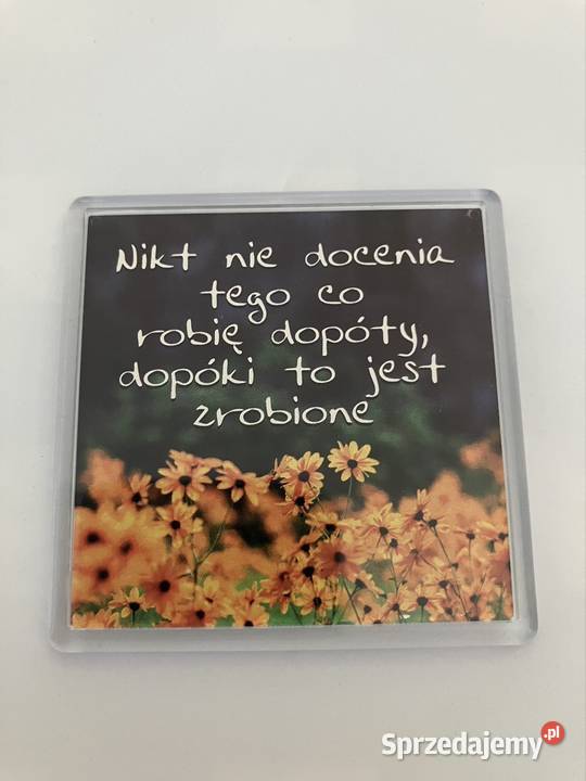 Magnes na lodówkę z powiedzeniem Warszawa