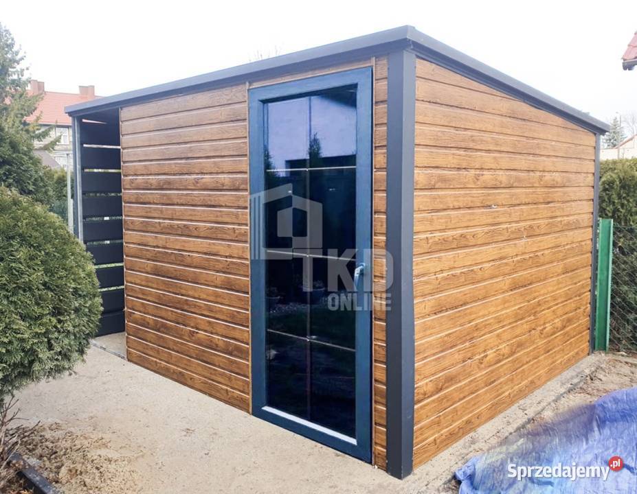 Domek ogrodowy schowek Garaż 25x3 drewnopodobny Kościerzyna