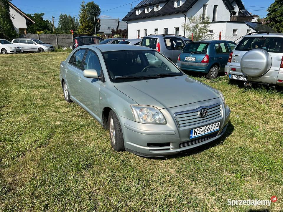 Krajowa Toyota Avensis 16 Z GAZEM Sokołów Podlaski