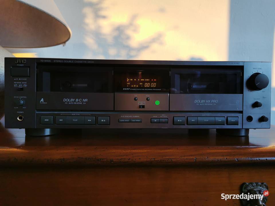 JVC stereo cassette deck TDW 505