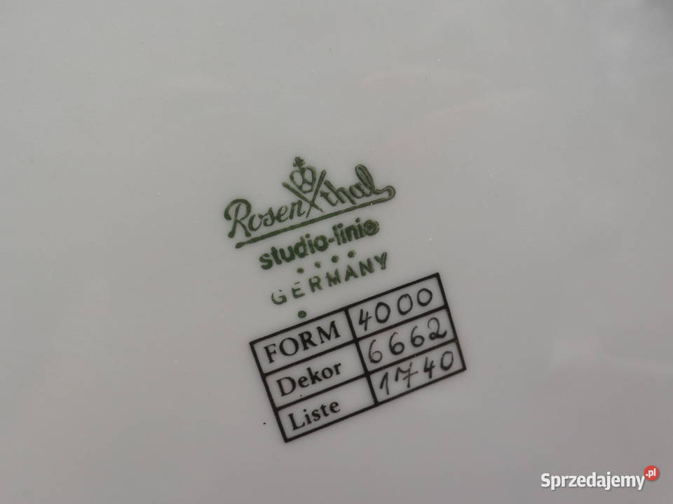 Rosenthal Duo talerz na ciasto Ambrogio Pozzi Raszków