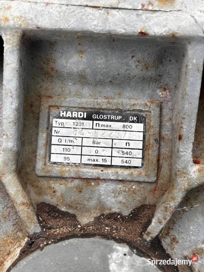 Pompa hardi Do opryskiwaczy warmińsko-mazurskie Lubomino