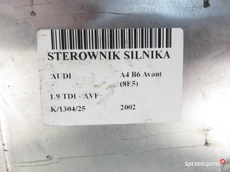 STEROWNIK AUDI A4 B6 19 TDI 038906019JT