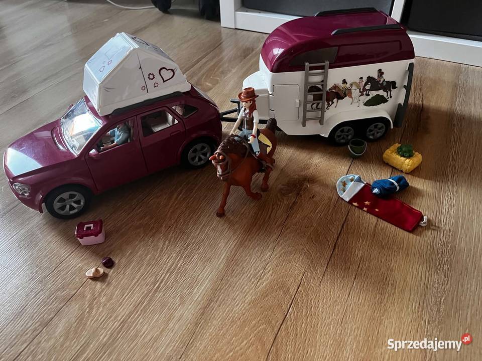 konie Schleich samochód z przyczepą zestaw Sandomierz