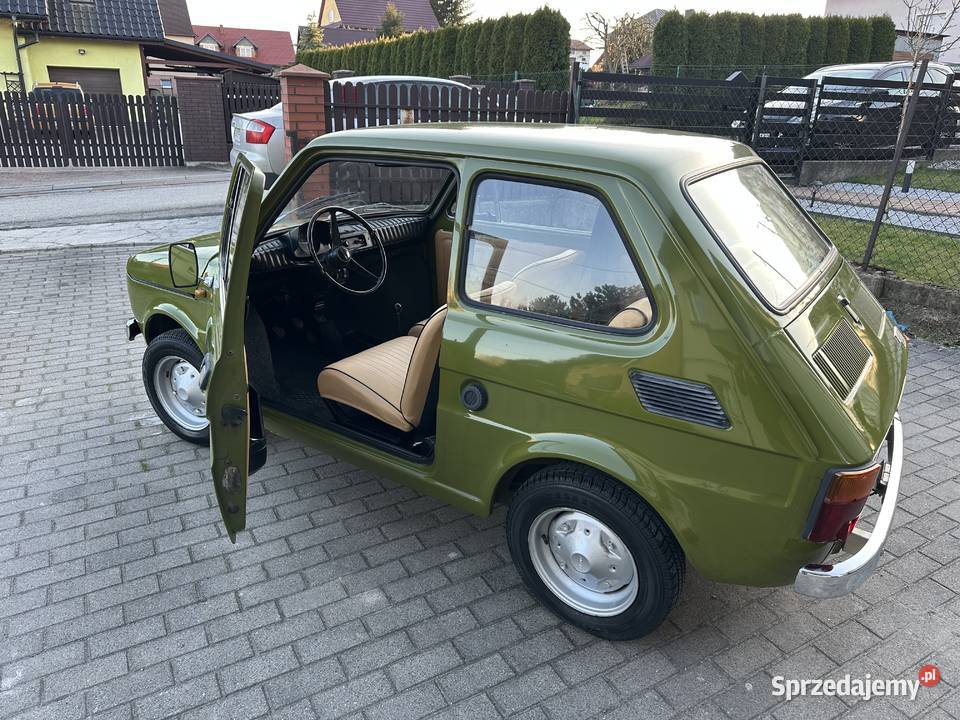 Kultowy Klasyczny Fiat 126 z 1973r manualna 126 Tomice