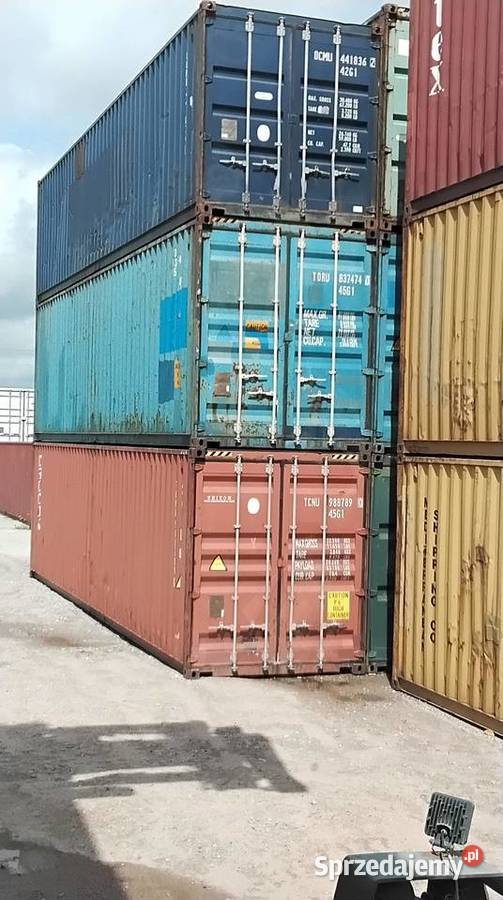 Kontenery morskie magazynowe budowlane 40HC12 m Malbork
