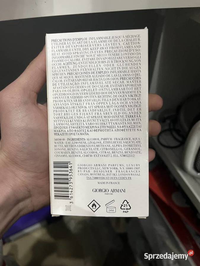 Acqua di Gio profondo 100ml dolnośląskie Wrocław