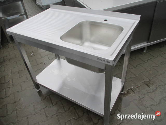 Zlew Gastronomiczny 1 Komorowy Z Półką 1006085 Ostrów Wielkopolski
