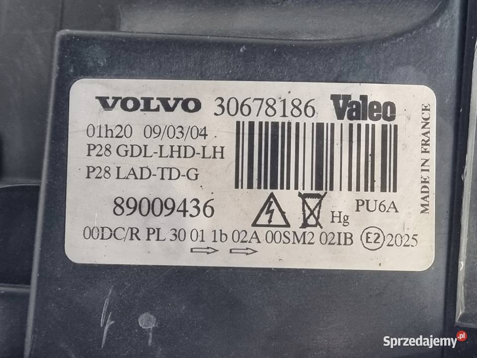 LAMPA LEWA Volvo XC90 0206r PRZEDNIA lewy przód Rudka