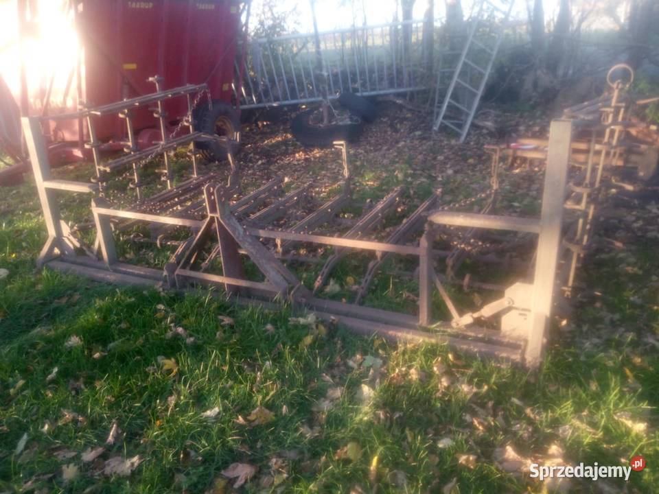 Brona uprawowa włóka ślepująca z wałkami Agregat