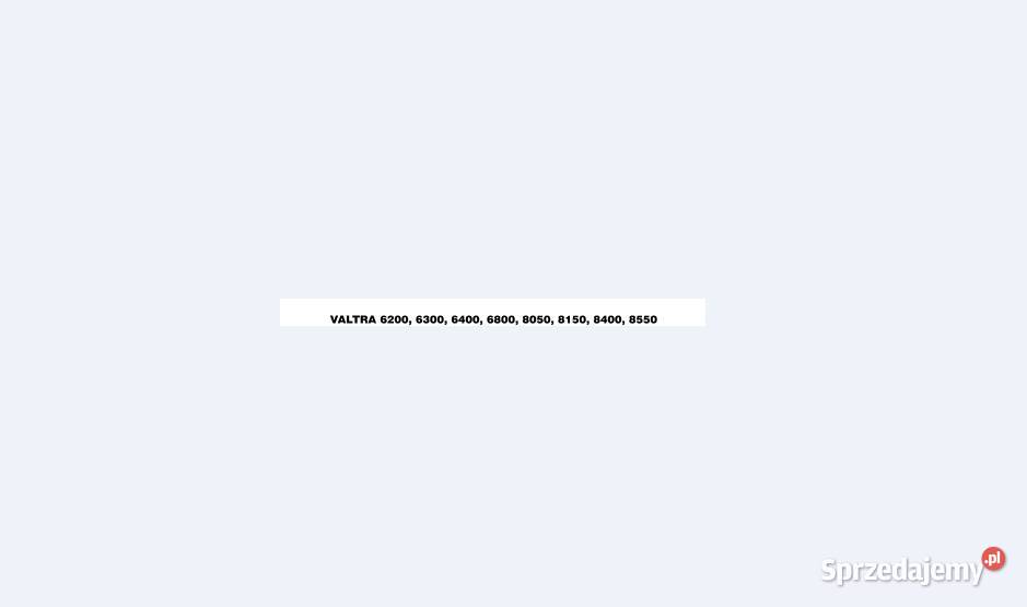 VALTRA 8400 8550 instrukcja obsługi Kielce