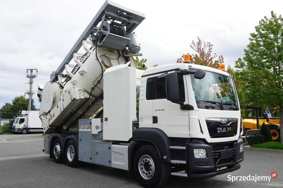 MAN TGS 26360 E6 Zabudowa WUKO Rivard 18 m3 oś małopolskie Kraków sprzedam