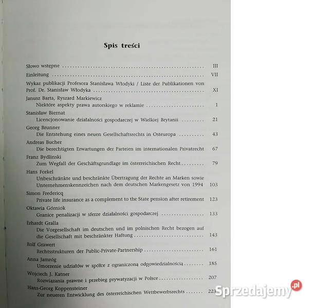 Studia z Prawa Gospodarczego i Handlowego Kruszwica