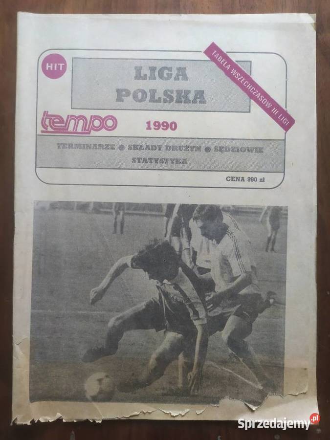 Skarb kibica TEMPO wiosna 1990 Łódź