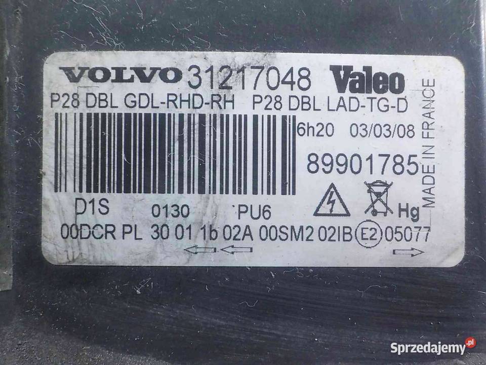 VOLVO XC90 I LIFT 08r XENON lampa prawa przod