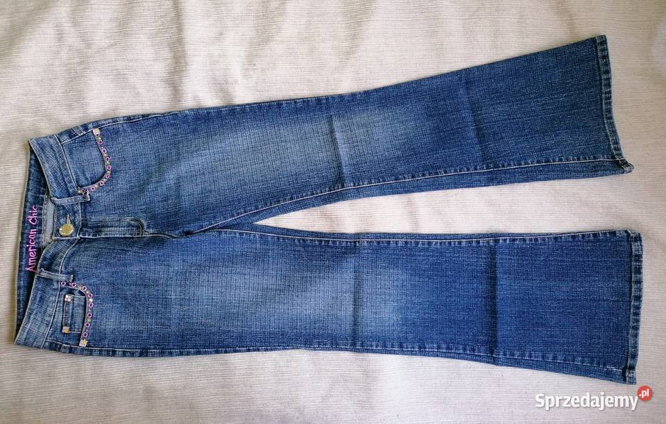 DAMSKIE SPODNIE JEANSOWE AMERICAN CHIC R29 Łódź