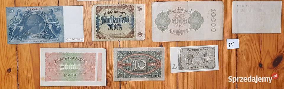 Zestaw Starych Banknotów N1 Gliwice