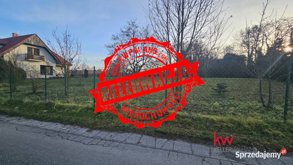 Działka Krzeptów 1100 metrów budowlana