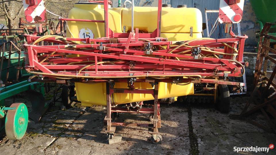 Opryskiwacz Pilmet 800litró 15m lance nieuszkodzony Opryskiwacze Maszyny rolnicze Racławice