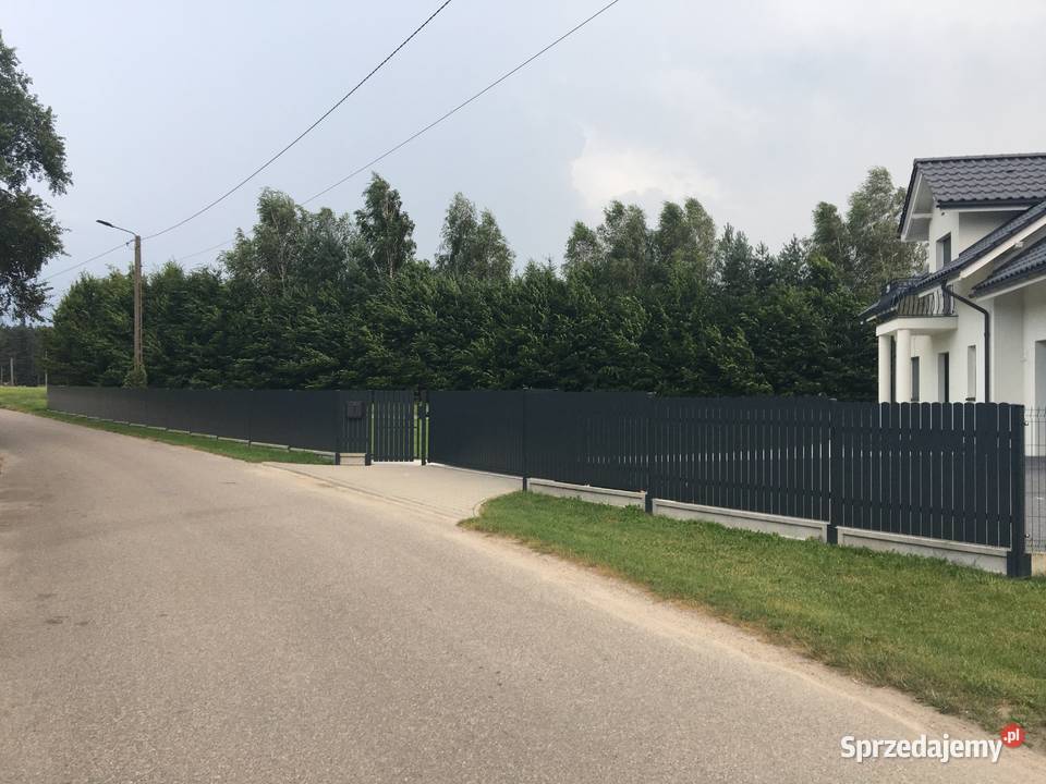 Sztachety metalowe ocynkowane malowane proszkowo