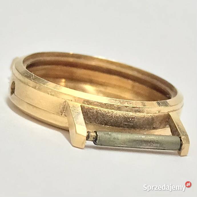 Złota koperta 18K 750 do zegarka damskiego