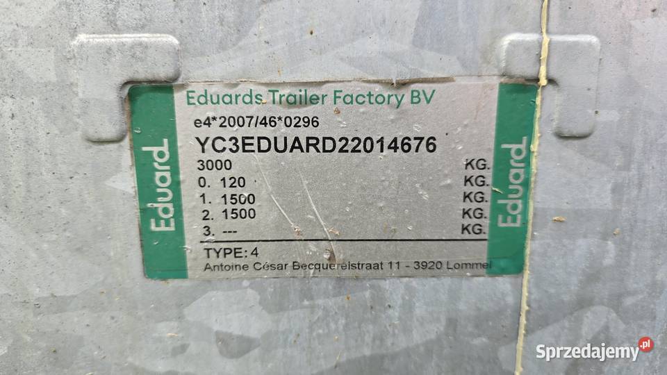 Brenderup Eduard P4 2022r Pozostałe Nowy Świętów